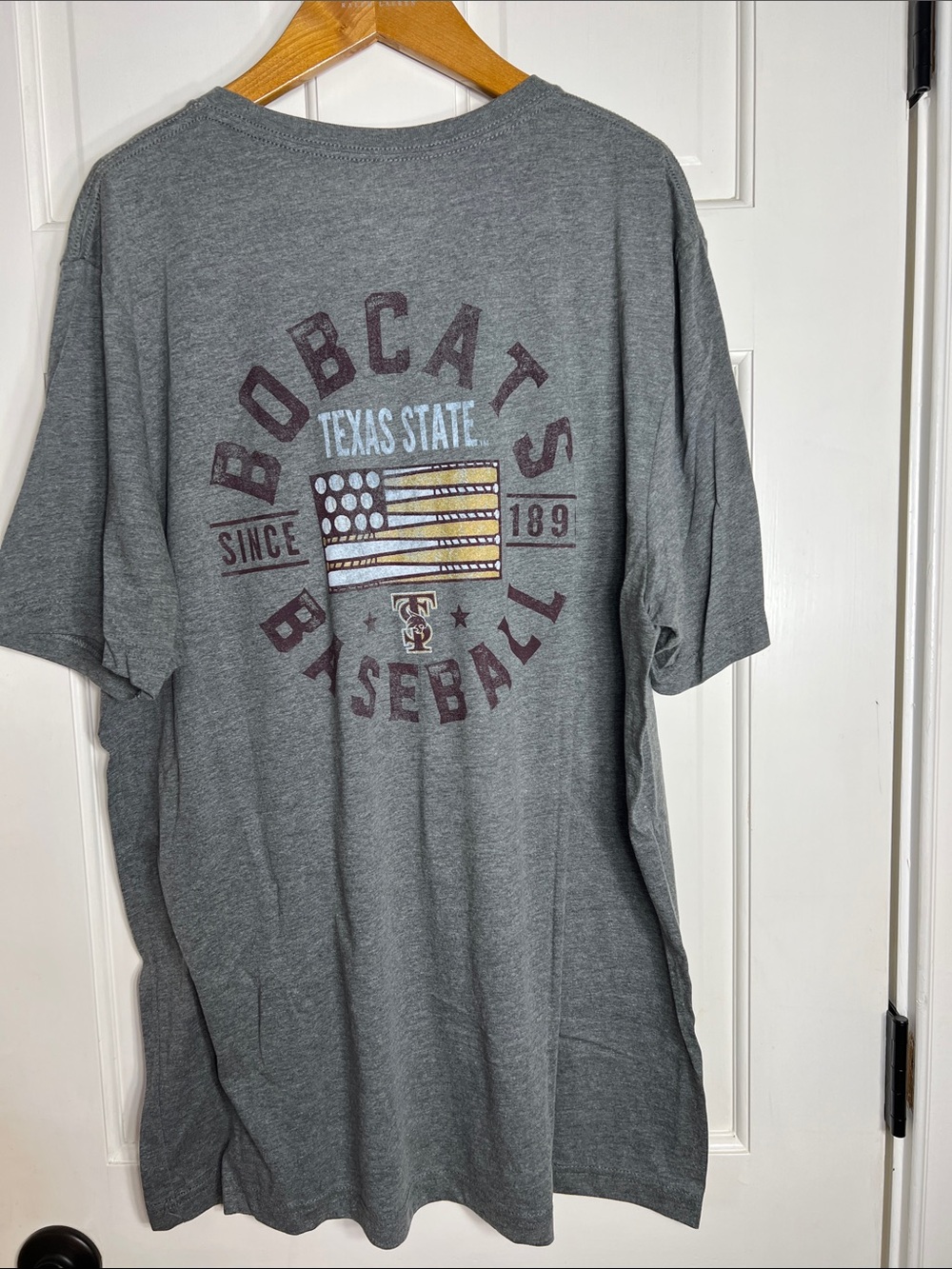 Texas State Bobcats Baseball Short Sleeve Tee 2XL